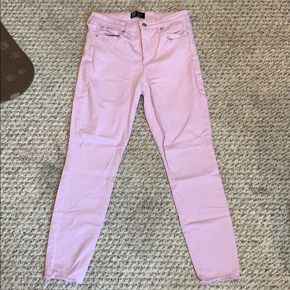 GAP Pink Cropped Jeggings — BARELY WORN